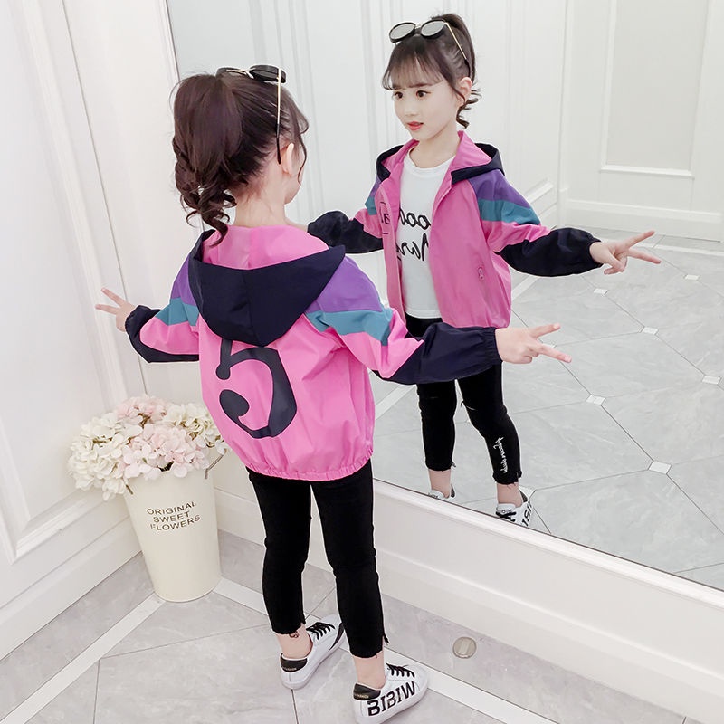 2023 Mới Áo Khoác Bóng Chày Phối Khóa Kéo Thời Trang Hàn Quốc Cho Bé