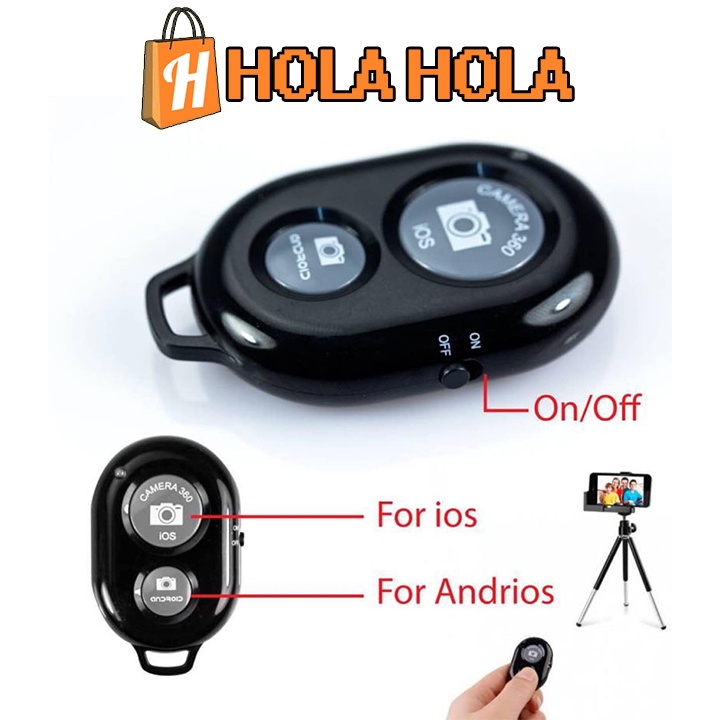 Nút remote chụp hình bluetooth - giao màu ngẫu nhiên
