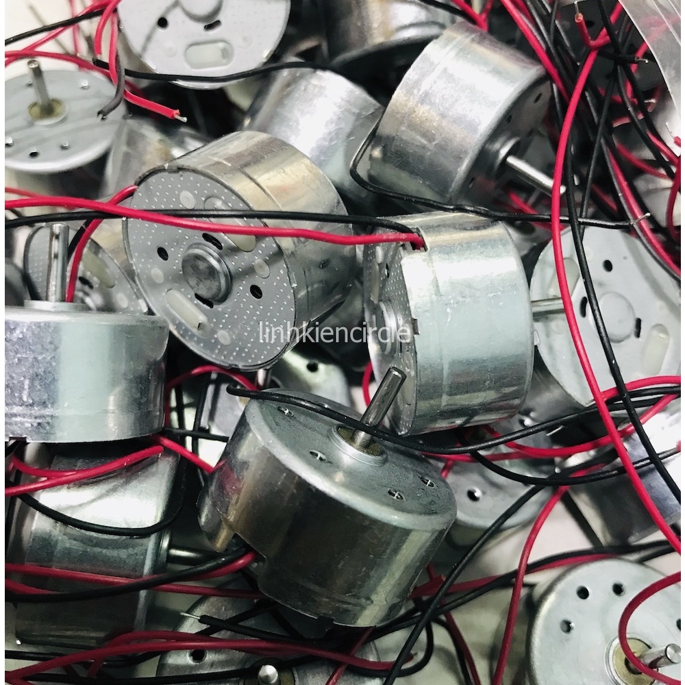 4 motor mô tơ mini 3V - 6V kèm dây mẫu 300 mới 100% chạy êm tiết kiệm điện 5500 - 10000 RPM chất lượng cao - D0005