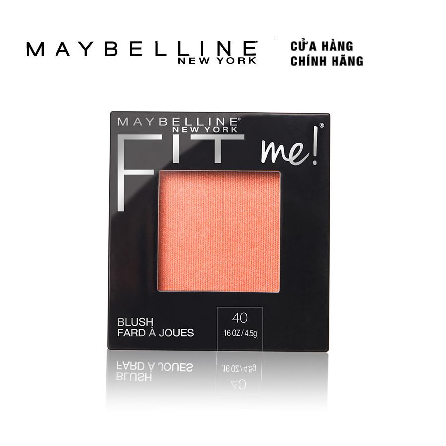 Phấn Má Hồng Mịn Nhẹ Tự Nhiên Giữ Màu Chuẩn Fit Me Blush Maybelline New York 4.5g - Mỹ Chính Hãng