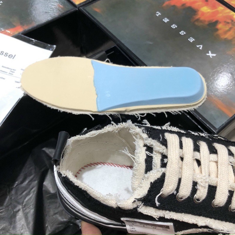 Giày exvessel. đen hàng 1:1 chất lượng