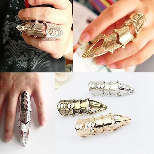 💥HÀNG CÓ SẴN💥 Nhẫn Đeo Ngón Tay Kim Loại Hình Móng Vuốt Nhọn Punk Hóa Trang Halloween Cosplay 💥CHỌN MẪU💥 001566