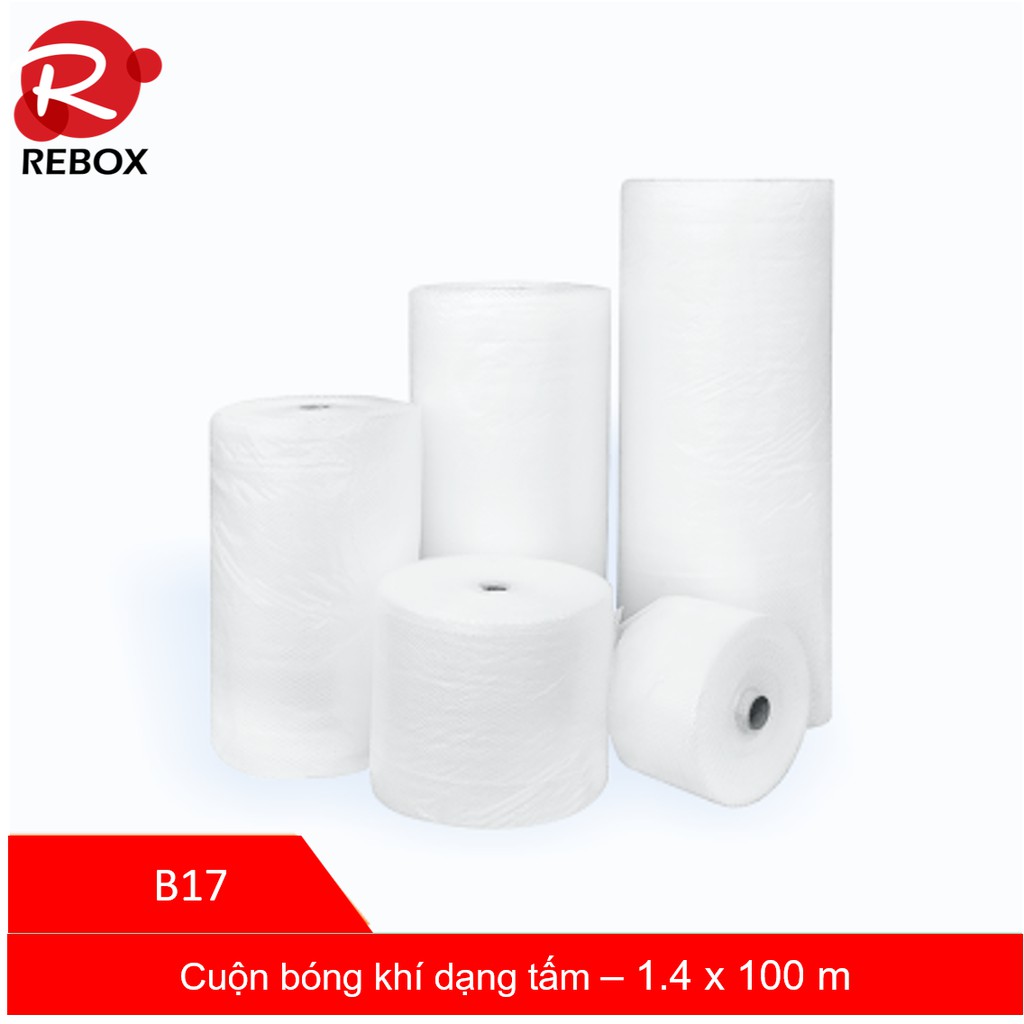 140cm x 100m  - Cuộn bóng khí - Xốp hơi - Xốp nổ - Gói hàng - Bọc hàng (Cuộn bóng to)