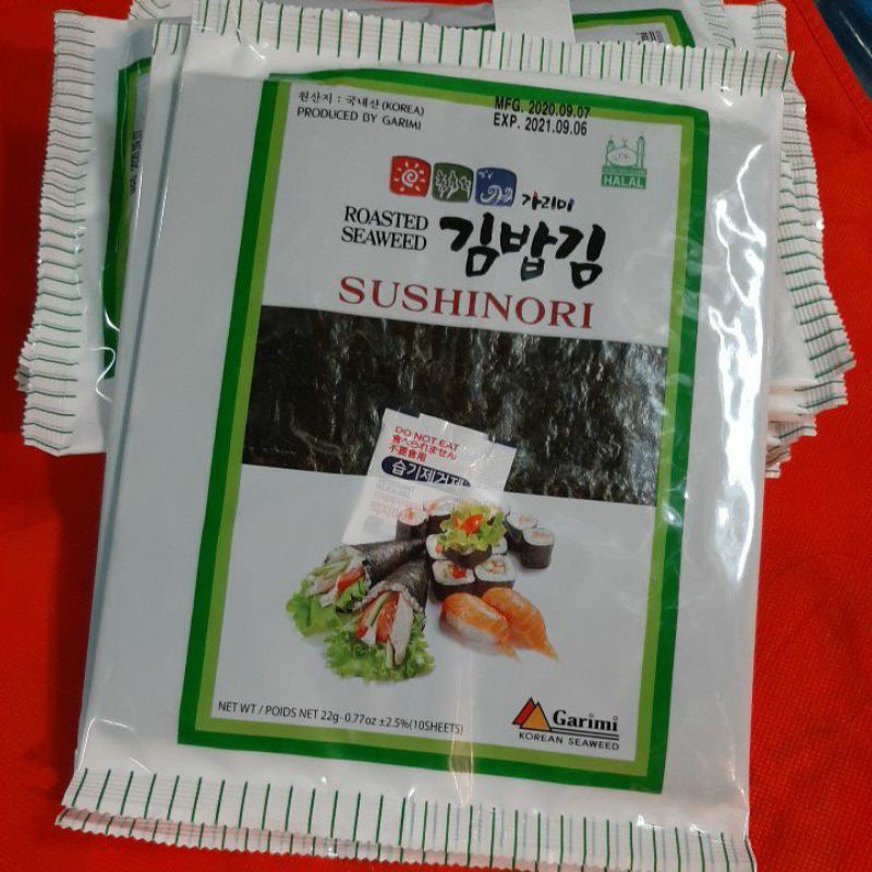 Rong biển cuốn cơm 22gram 10 lá