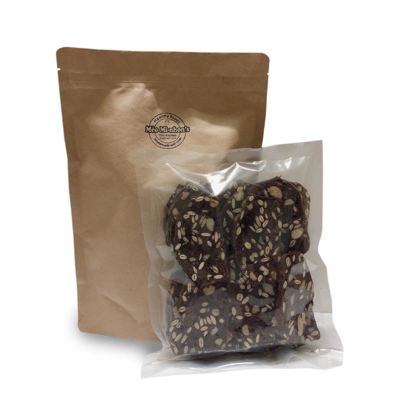 (Chuẩn keto) 250g BISCOTTI mix 5 loại hạt dinh dưỡng, bánh ăn kiêng, ăn vặt healthy {Hình thật} | BigBuy360 - bigbuy360.vn