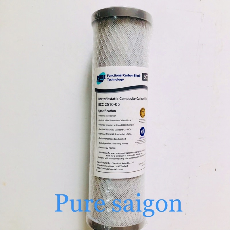 Lõi lọc Pure Than Nano Bạc diệt khuẩn