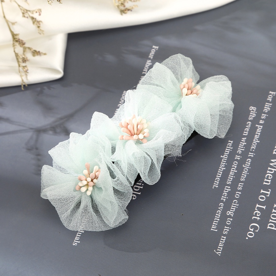 Kẹp Tóc Dạng Lưới Hình Hoa Thời Trang Hàn Quốc Cho Nữ