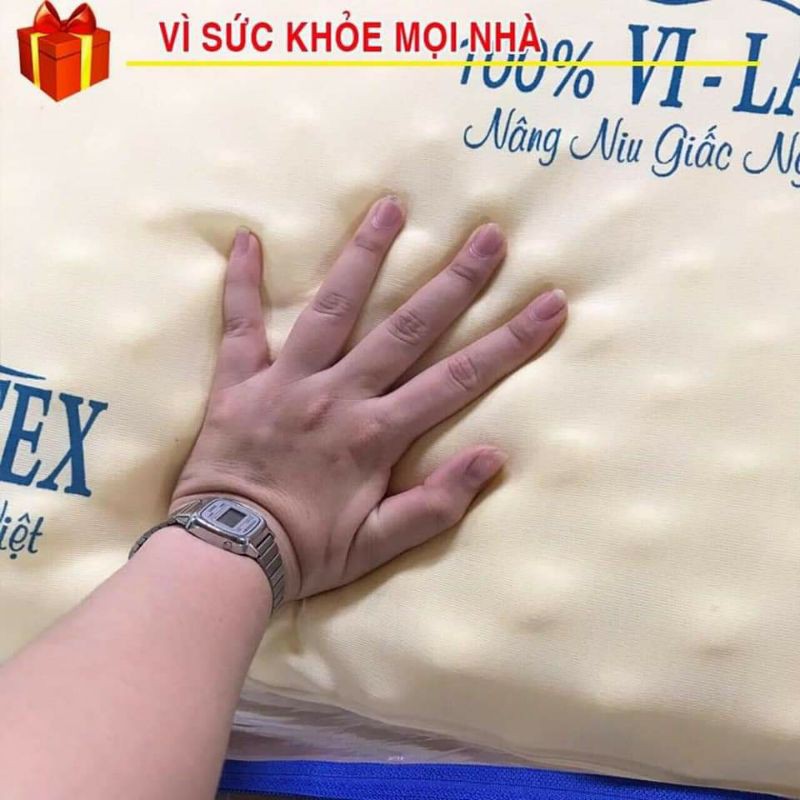 nệm cao su massage vi-latex bảo hành 15 năm