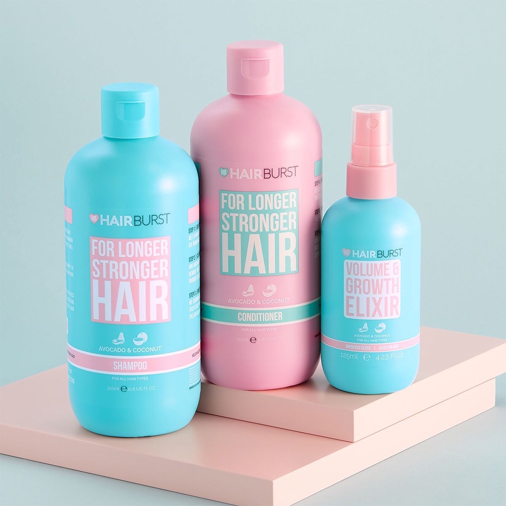 Set Gội + Xả Hairburst + xịt dưỡng hairburst