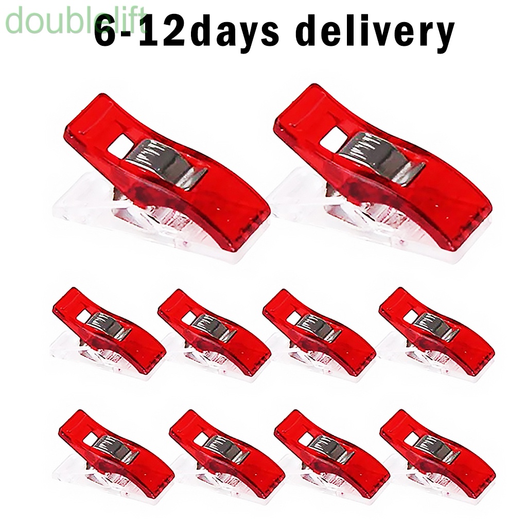Set 50 kẹp nhựa trong suốt đa năng