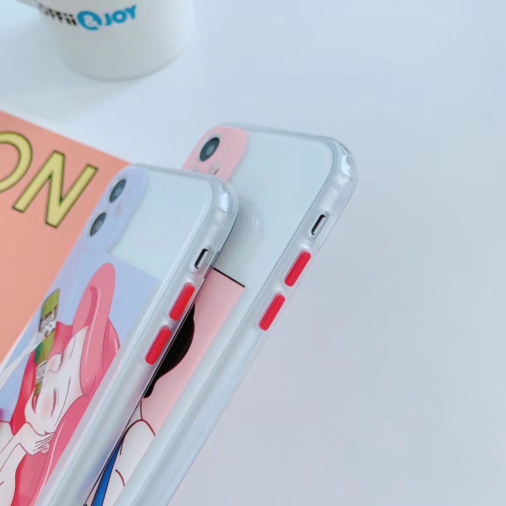 Ốp điện thoại mềm in hình công chúa Disney cho iPhone 11 11Promax 12mini 12 Pro promax 7Plus 7 8 8 X XR XSmax SE2020 | BigBuy360 - bigbuy360.vn