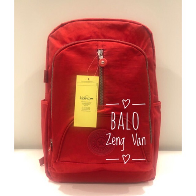 Balo Laptop KIPLING 107 dây kéo giữa