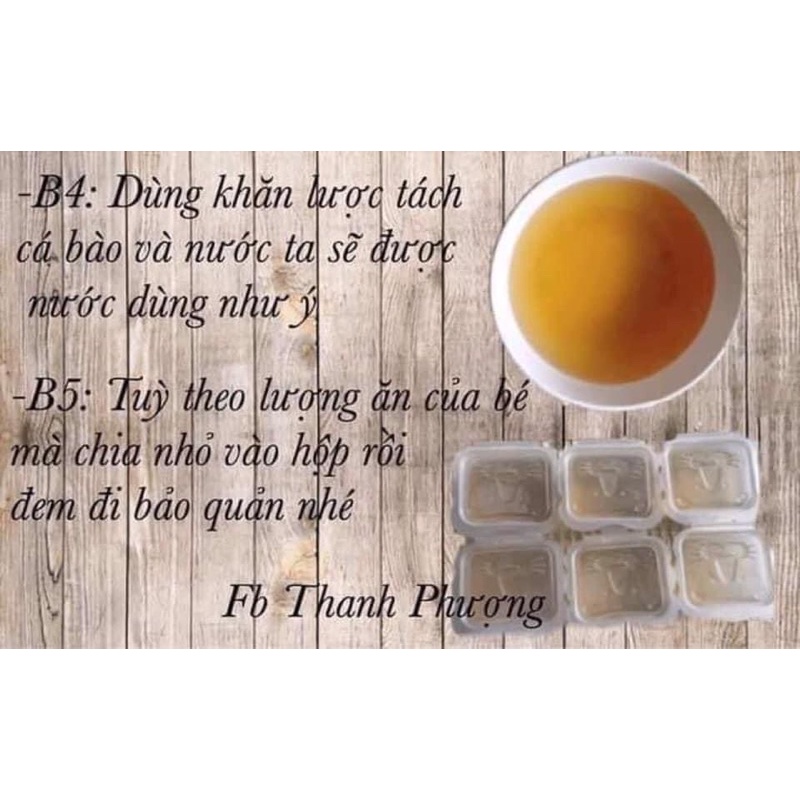 CÁ BÀO TẢO BẸ NẤU DASHI CHO BÉ ĂN DẶM DATE MỚI NHẤT