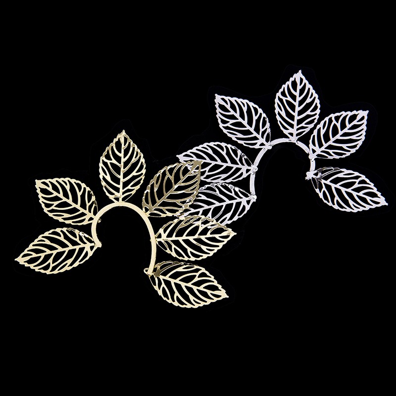 Khuyên Kẹp Vành Tai Hình Chiếc Lá Thời Trang Cho Nữ