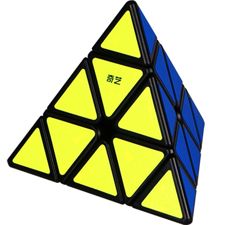 Tam Giác MOYU Viền Đen Sticker. Rubik Kim Tự Tháp 3x3x3 Hàng Đẹp, Giá Rẻ