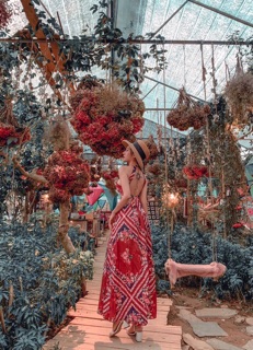 ĐẦM MAXI THỔ CẨM CỔ YẾM