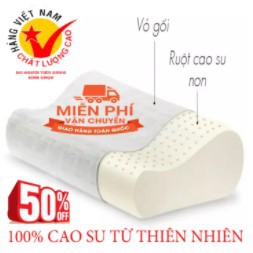 Gối Cao Su Non Chống Đau Cột Sống - Gối Cao Su Dành Cho Người Hay Ngủ Ngáy