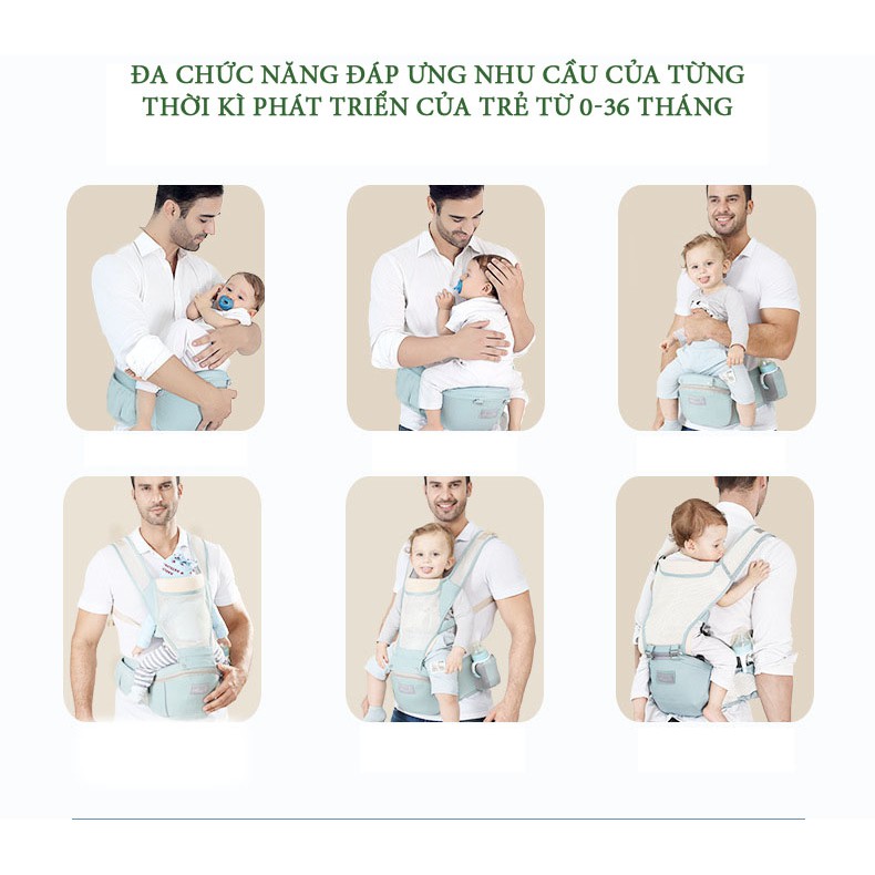 Địu em bé đa năng Aixintu Forbaby cho bé 0-36 tháng