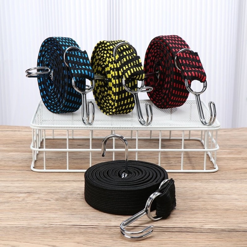 Dây Đai Nylon Co Giãn Buộc Hành Lý Đa Năng Cho Xe Máy Xe Đạp Xe Máy