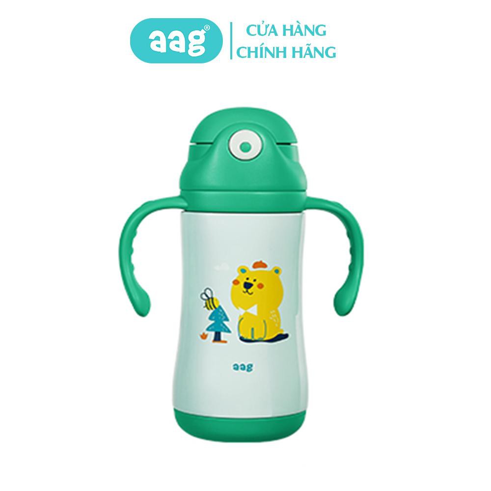 Bình giữ nhiệt inox AAG 386 quai cầm tiện lợi 260ml - 360ml cho bé