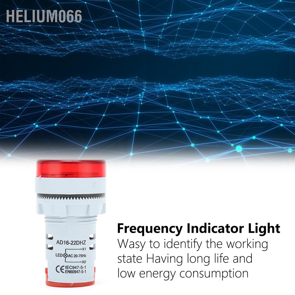 Helium066 Máy đo tần số AD16‑22DHZ 20 ~ 75Hz Chỉ báo Màn hình bảng đồng hồ
