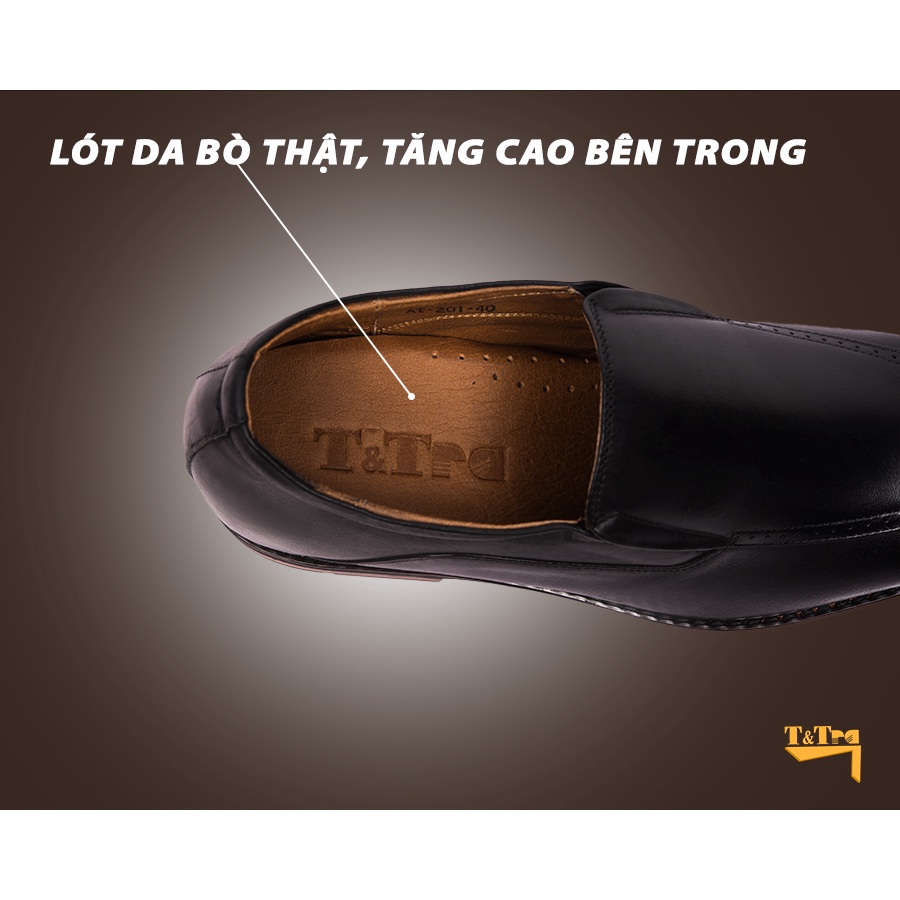 [ 6CM ] Giày Tăng Chiều Cao Nam T&amp;TRA A201Đ