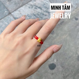 Charm Mèo thần tài 24 kara mini Mèo thần tài Au 24k Minh Tâm Jewelry