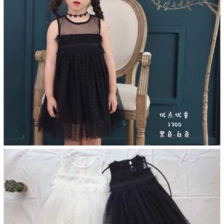 Váy ren tiểu thư bé gái