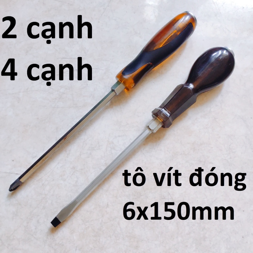 Tô vít đóng phi 6mm hoặc 8mm  KAPUSI các kích thước