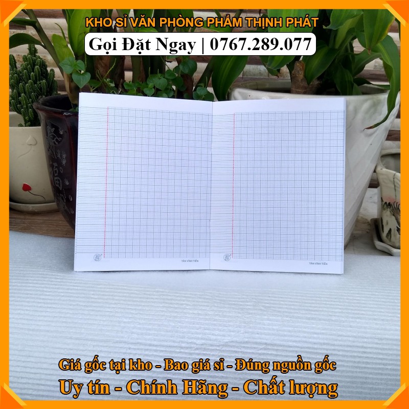 SET 10 CUỐN Vở học sinh - tập viết bài 96 trang TÂN VĨNH TIẾN 4 ô ly không lem
