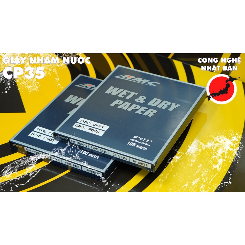Giấy nhám nước nhật bản RMC CP35 hạt cát từ P80-P2000