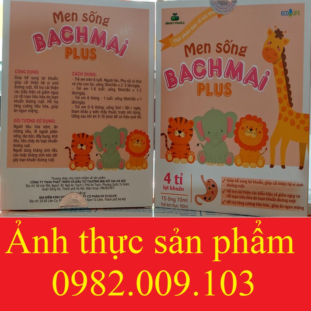 Men sống bạch mai thế hệ mới Gold plus new vi sinh enzym ăn ngon