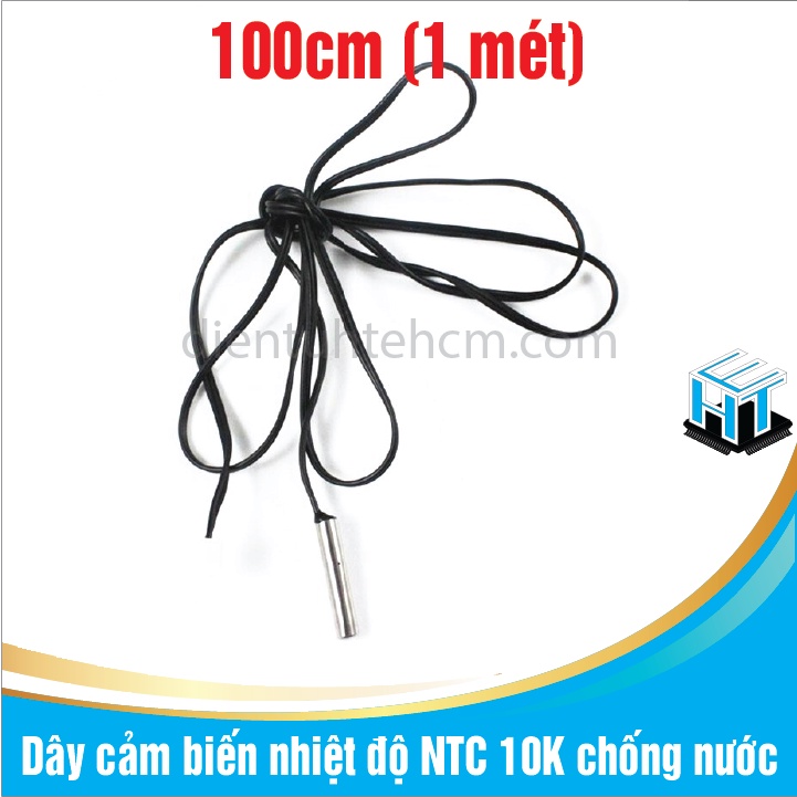 Dây cảm biến nhiệt độ NTC 10K chống nước dài 1 mét