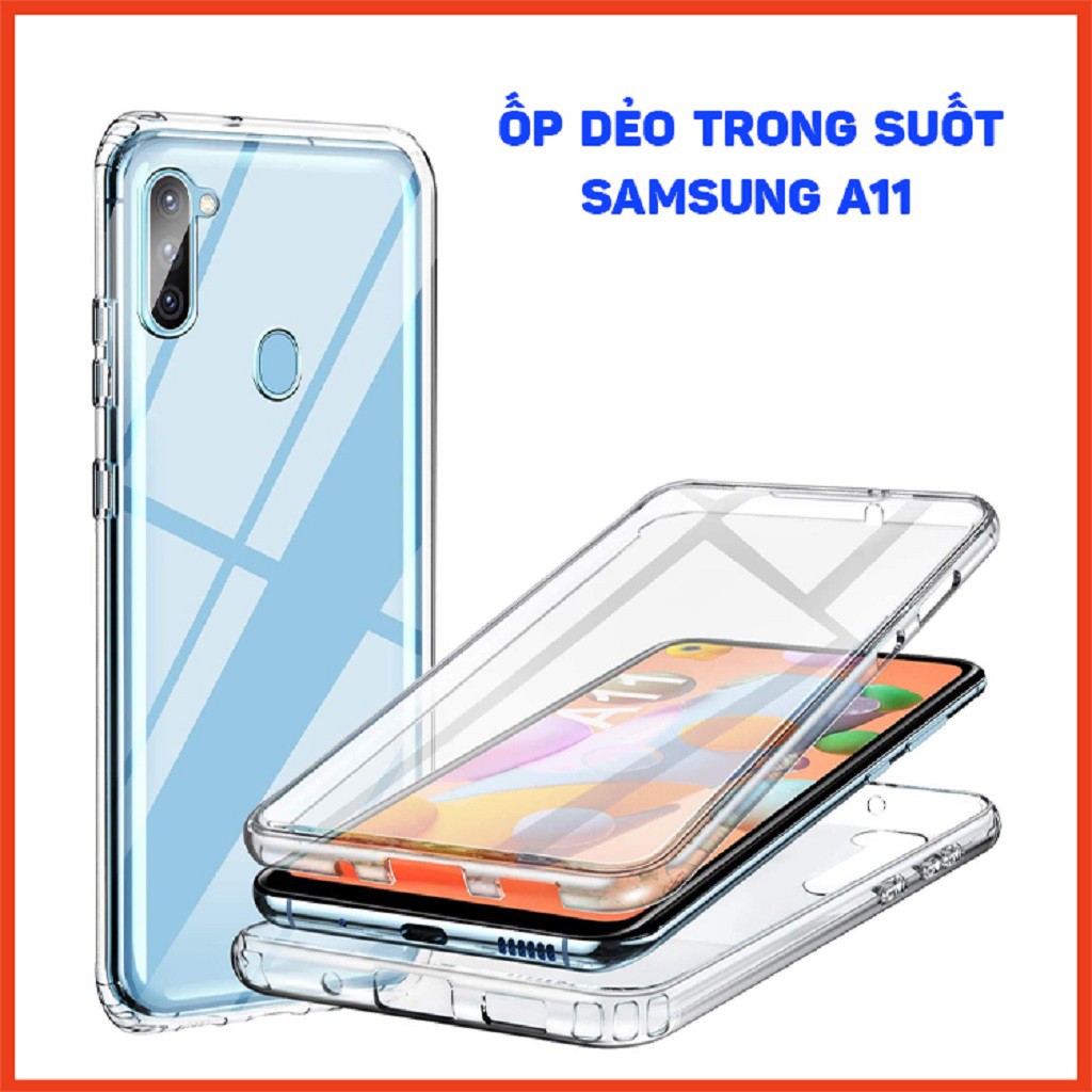 Ốp điện thoại SAMSUNG A11 DẺO KHÔNG Ố MÀU, ốp SAMSUNG A11 chống trầy xước, chống va đập, chống bẩn điện thoại tayoshop6