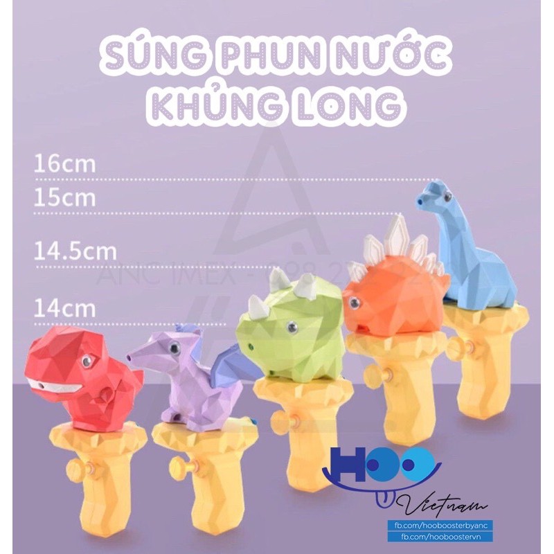 Đồ chơi - Súng phun nước hình khủng long cho bé