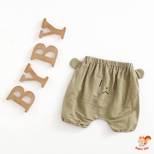 Quần Đùi Chất Cotton thông hơi In Hình Thú CuTe Cho Bé Gái Bé Trai Từ 6-28kg