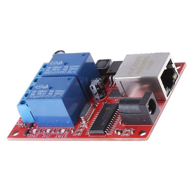 Mô Đun Rơ Le 2 Chiều Điều Khiển Từ Xa Kênh Micro Ethernet TCP / UDP