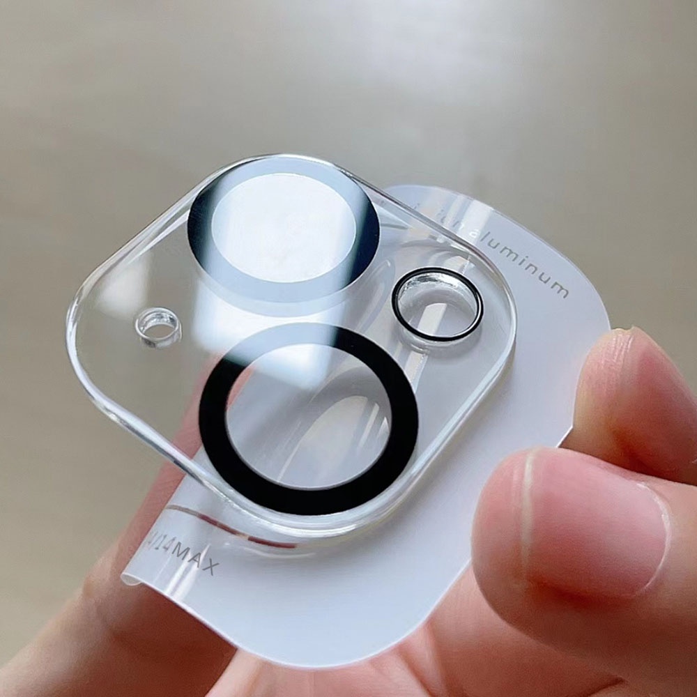 Dán camera Iphone 14 Plus thấu kính nổi 3D - Cường lực camera Iphone 14 Plus độ cứng 9H trong suốt