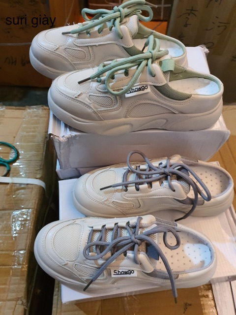 [Mã FAGREEN245 giảm 10% tối đa 30k đơn từ 99k] Giày thể thao nữ chất da mềm êm chân fullbox mã P61 | BigBuy360 - bigbuy360.vn