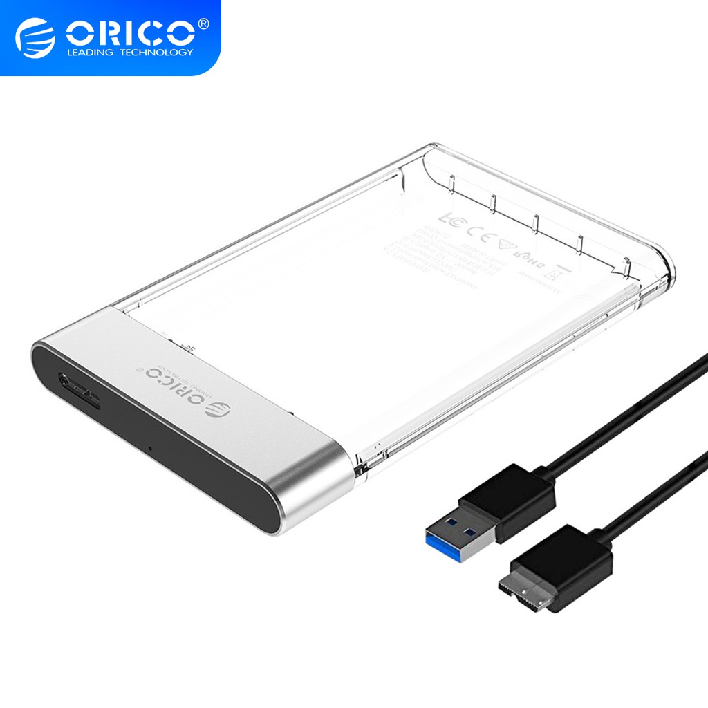 Hộp Chuyển Đổi Ổ Cứng Orico 2139c3 Sata Sang Usb 3.1 Hdd 2.5 Inch 10gbps Trong Suốt Hỗ Trợ 5gbps 4tb Uasp Type C | WebRaoVat - webraovat.net.vn