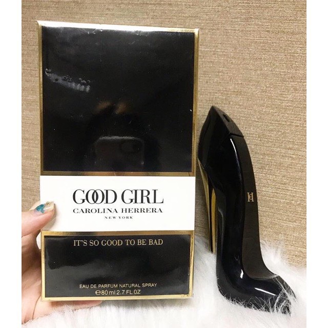 Nước Hoa Nữ Good Girl 80ml hình guốc đen- Mùi Ngọt Ngào Dịu Êm good girl