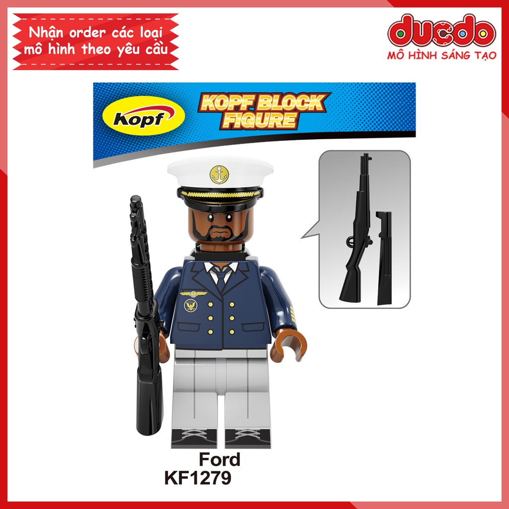 Minifigures các nhân vật Lửa chùa Free Fire đầy đủ trang bị - Đồ chơi Lắp ghép Xếp hình Mô hình Mini Kopf KF6106