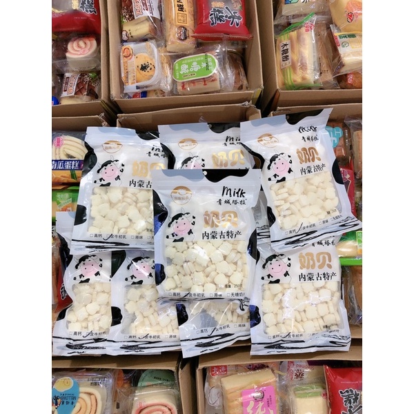 KẸO SỮA BÒ NON VIÊN NÉN 250G BỊCH 100 VIÊN