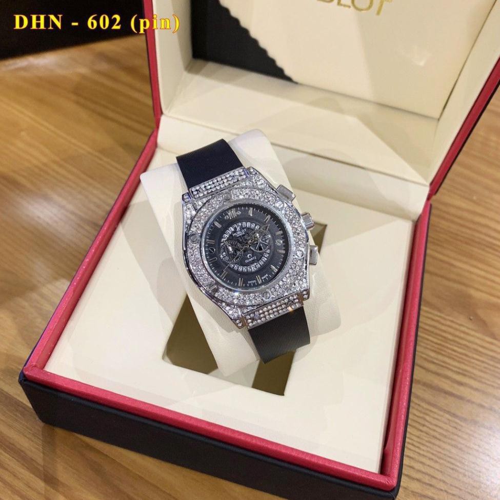 [Free Ship]  Đồng hồ nữ hublot đính đá sang trọng [Bảo hành 12 tháng] tặng hộp cao cấp - Hulo