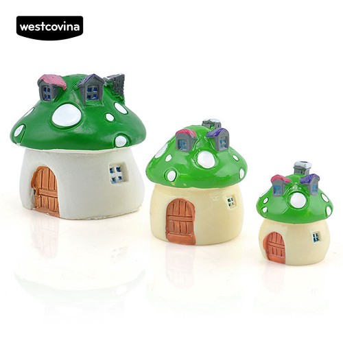 Mô Hình Cây Nấm Mini 3 Kích Cỡ Trang Trí Tiểu Cảnh