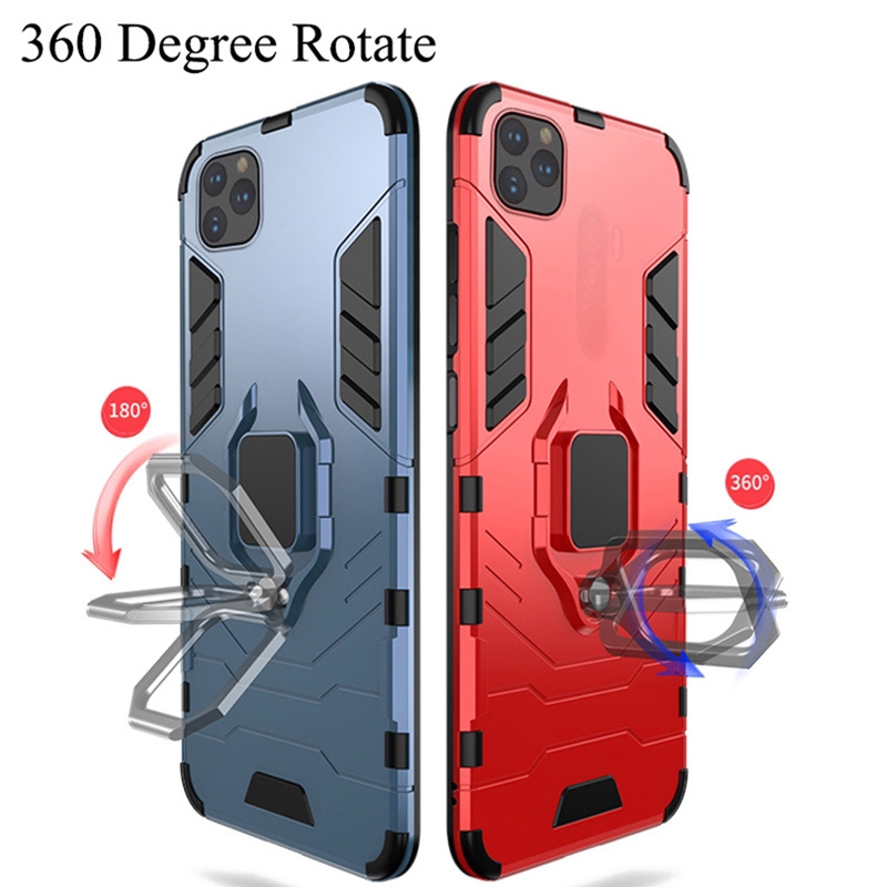 Ốp Điện Thoại Kim Loại Hít Nam Châm Chống Sốc Cho iPhone 11 Pro Max XR X 8 7 6s Plus 5s