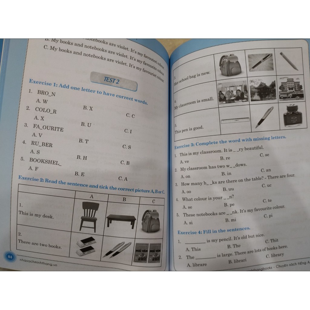 Sách - The Langmaster bài tập trắc nghiệm tiếng anh lớp 3 tập 1 có đáp án