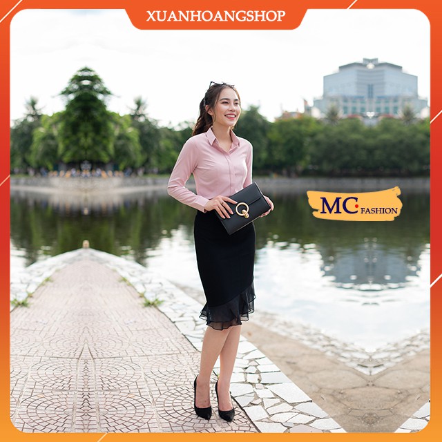 Chân Váy Công Sở Mc Fashion Nữ, Đuôi Cá, Dáng Dài, Ôm, Lưng Cao, Màu Đen, Chất Vải Đẹp, Không Có Túi, Cv0331 | BigBuy360 - bigbuy360.vn