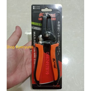 Mua Kìm Cắt Tuốt Dây Điện Hiệu KAPUSI Siêu Bén