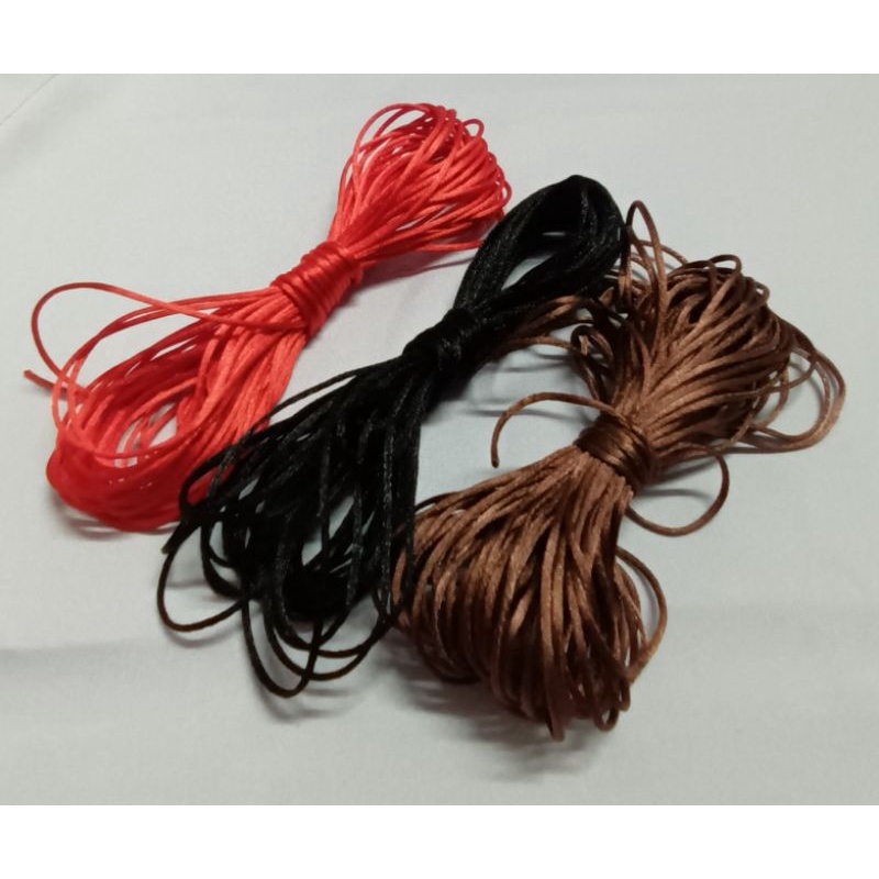 Bó 5m dây tim đan vòng chất dù bóng size 1.5mm đẹp